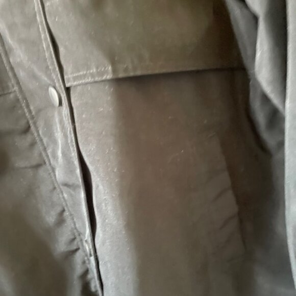 All Weather Woman  Black Light Spring Coat  Size 18  - Sequence - Picture 4 of 12